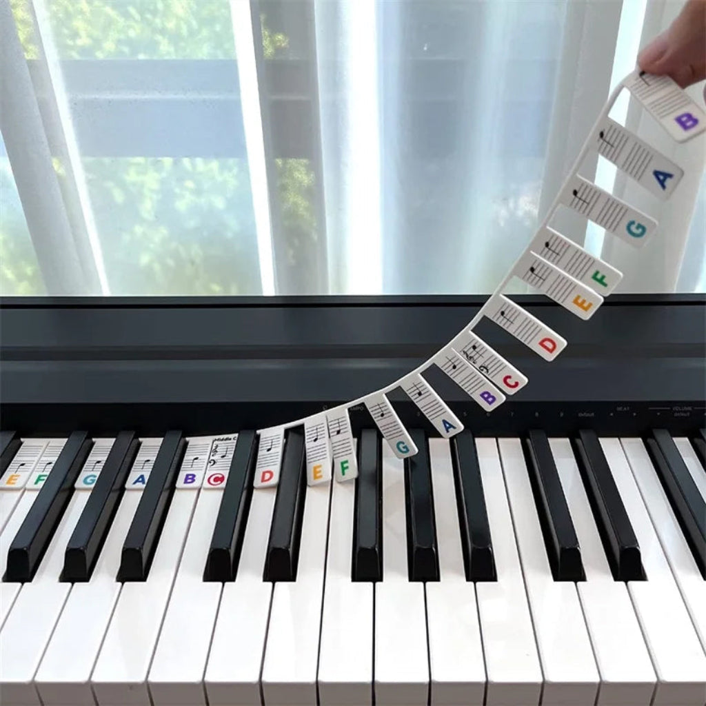 KeyboardLabel – Irrotettava Silikonitarra Pianolle Ja Koskettimistolle - Image 2