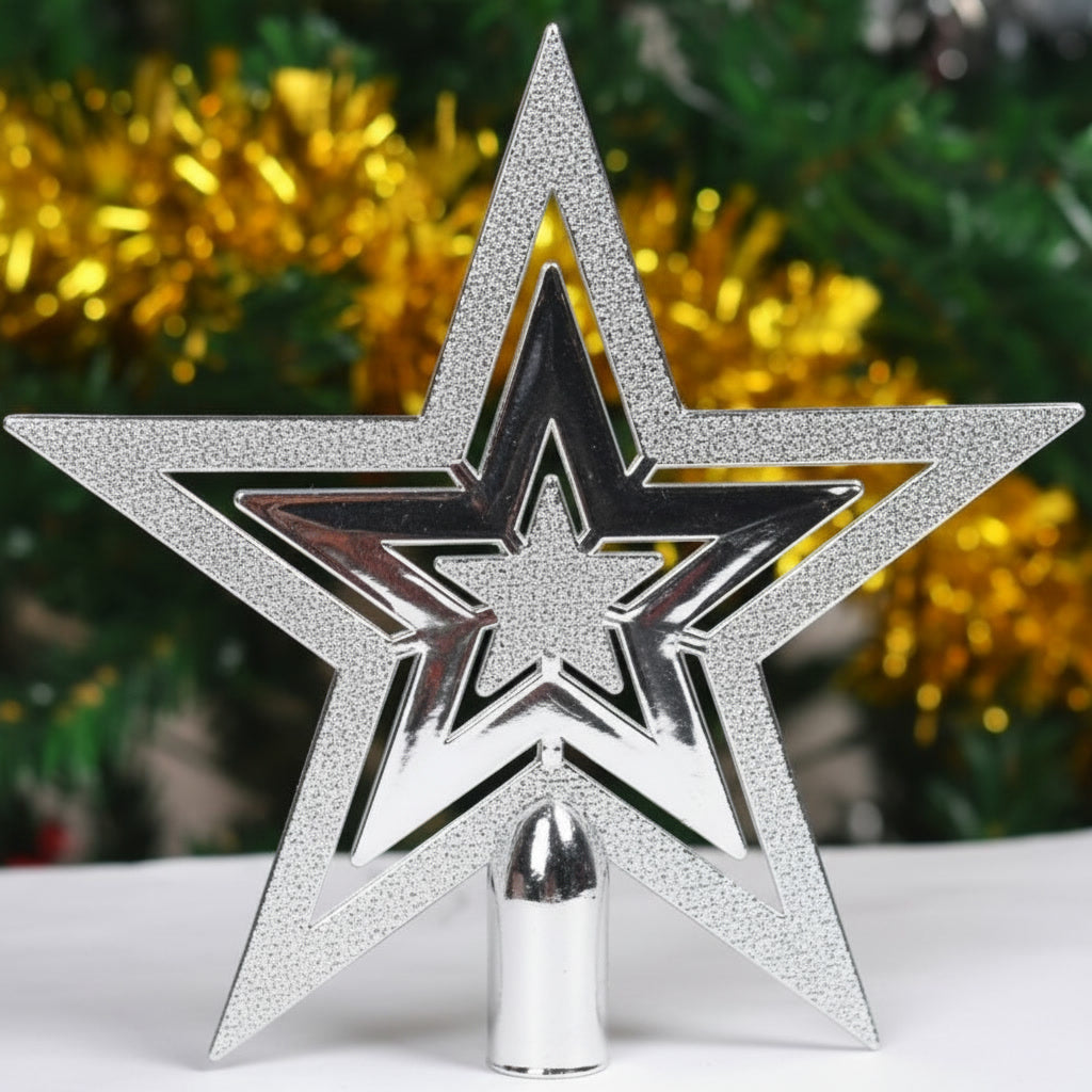 Christmas Tree Topper Vintage Star Gold Christmas Tree Topper Decoration