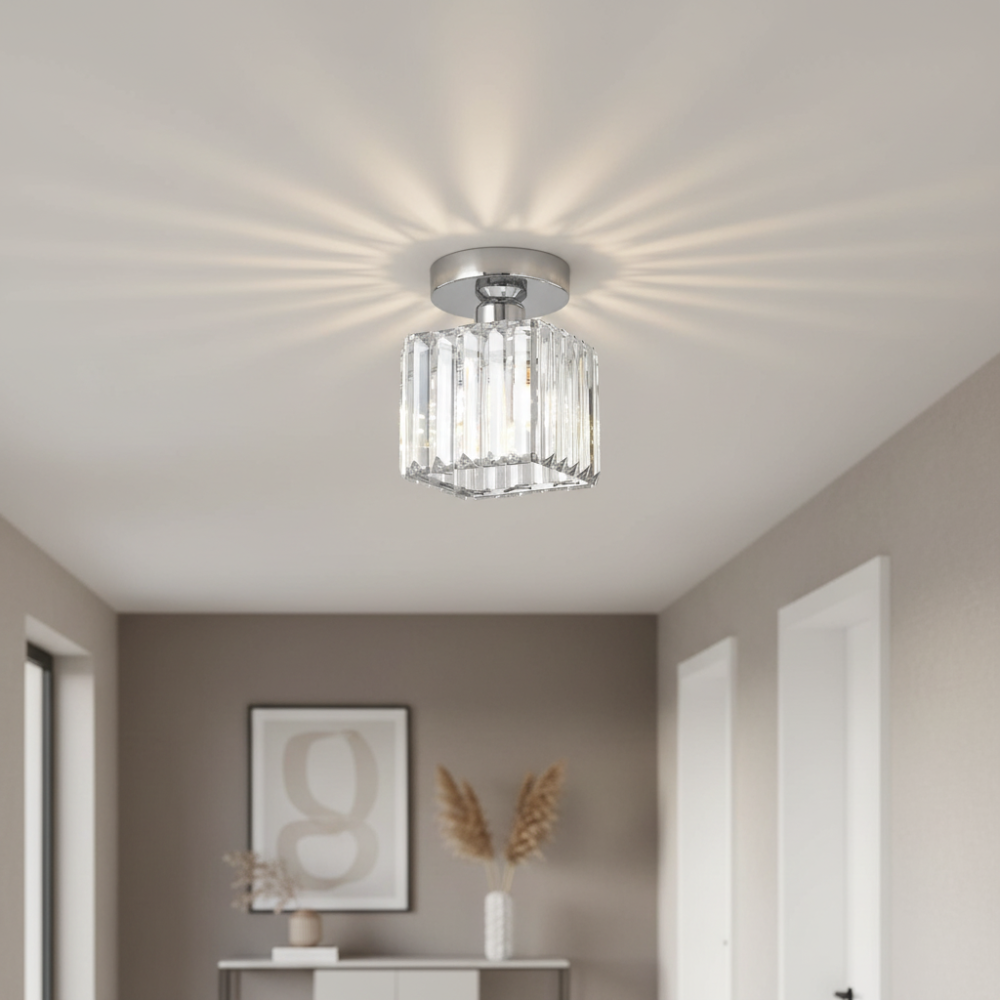 Moderne Deckenlampe Flur LED Deckenleuchte Rund Schwarz