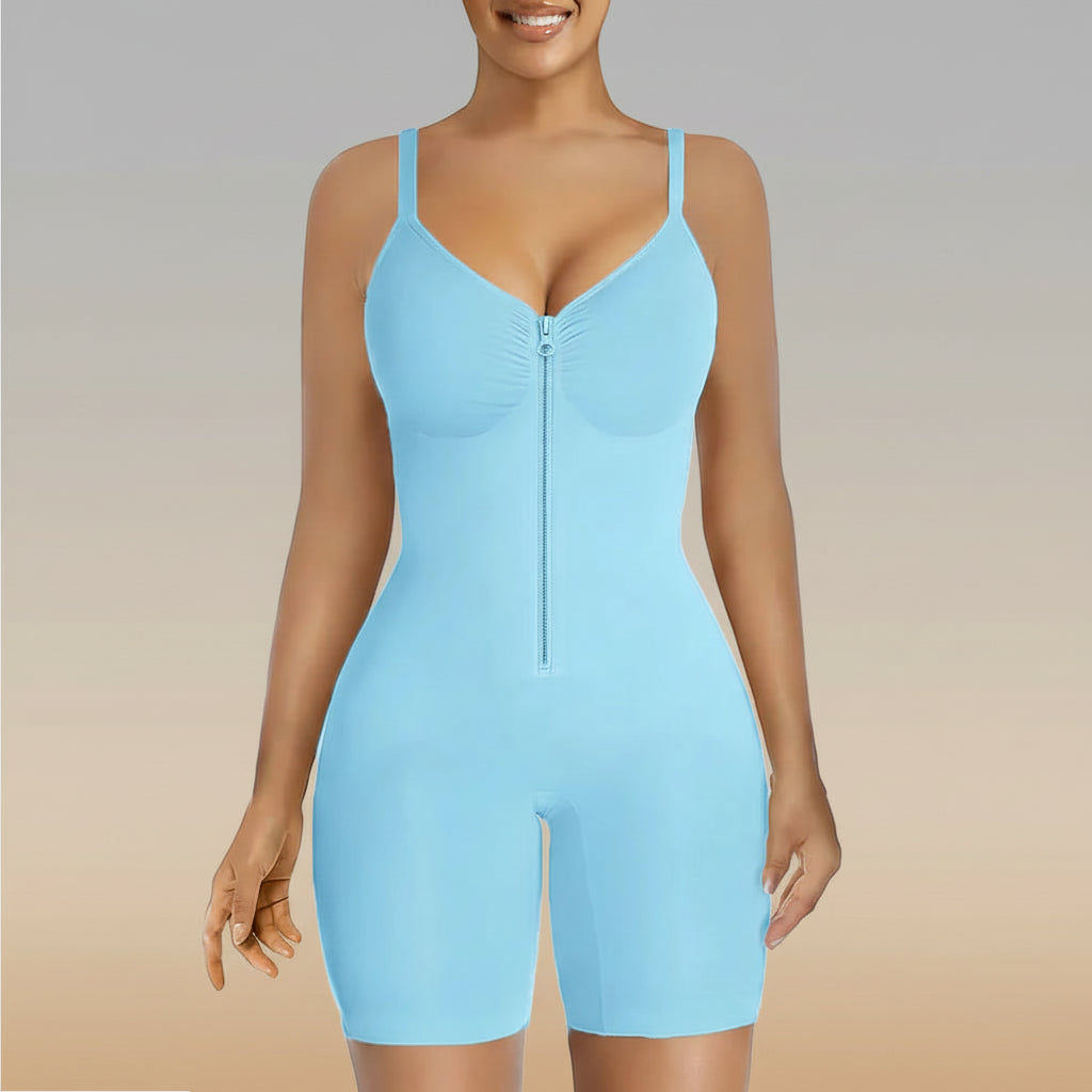 Damen Body Bauchkontrolle Formwäsche Figurformender Body