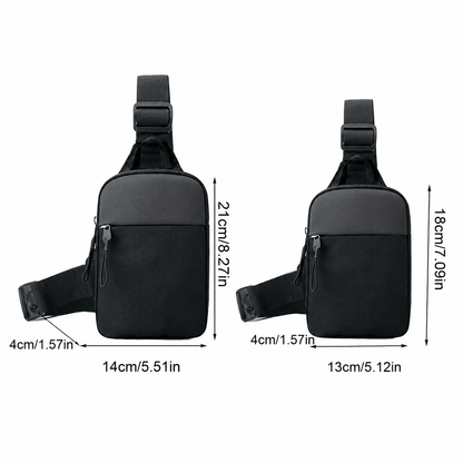 Sling Bag Anti-diebstahl Tasche Reise Schwarz - Image 3