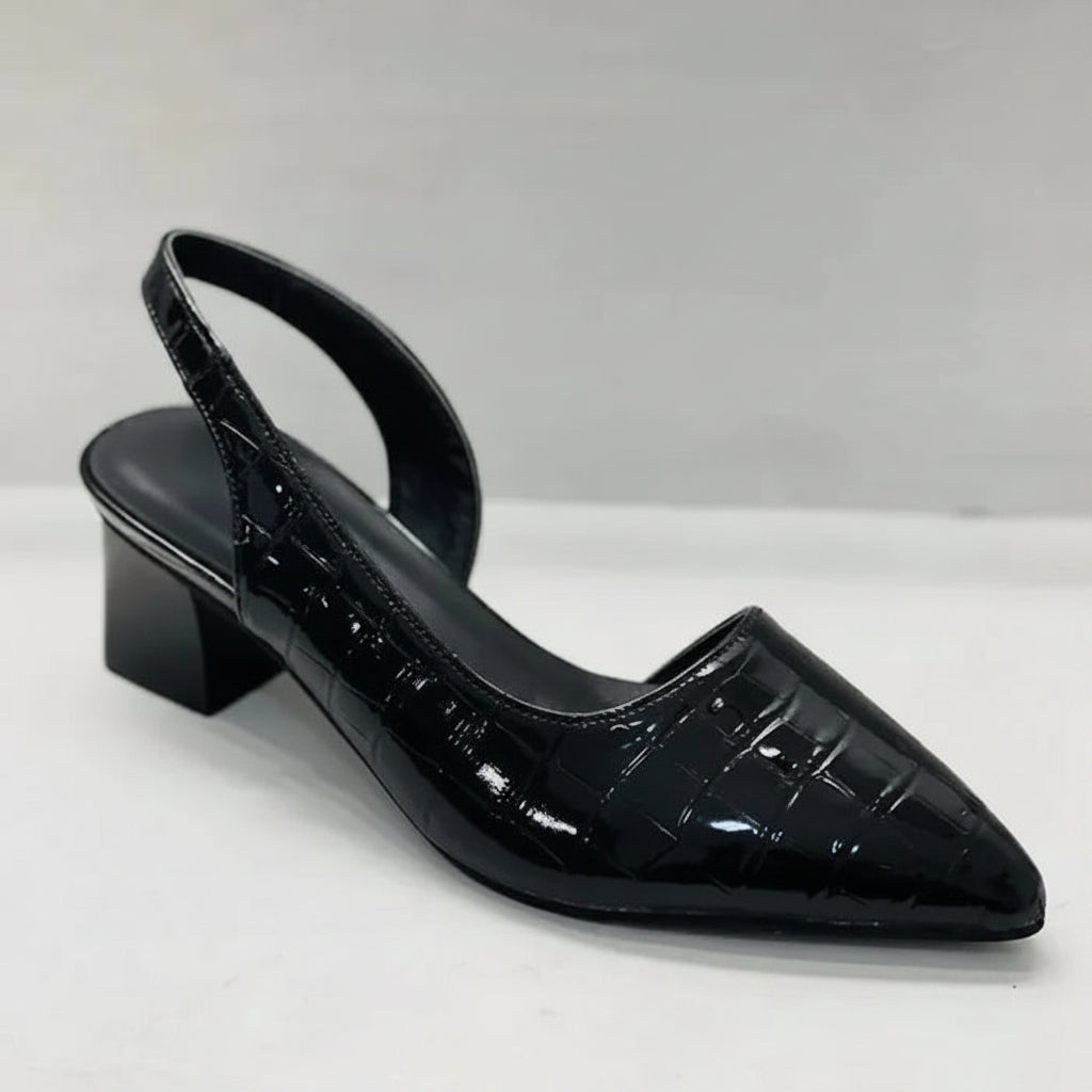 Slingback Pumps Damen Blockabsatz Modisches Design - Image 5