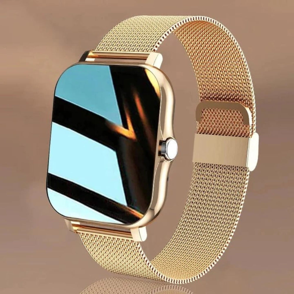 Smartwatch Frauen Mesh Band Gesundheitsmonitoring Uhr - Image 2