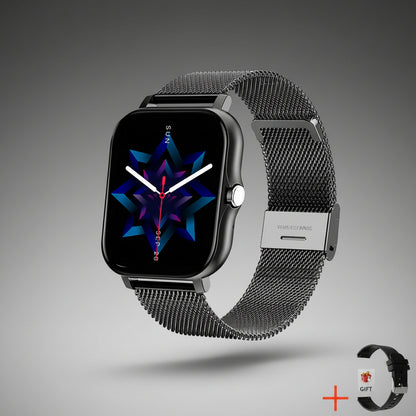 Smartwatch Frauen Mesh Band Gesundheitsmonitoring Uhr - Image 5