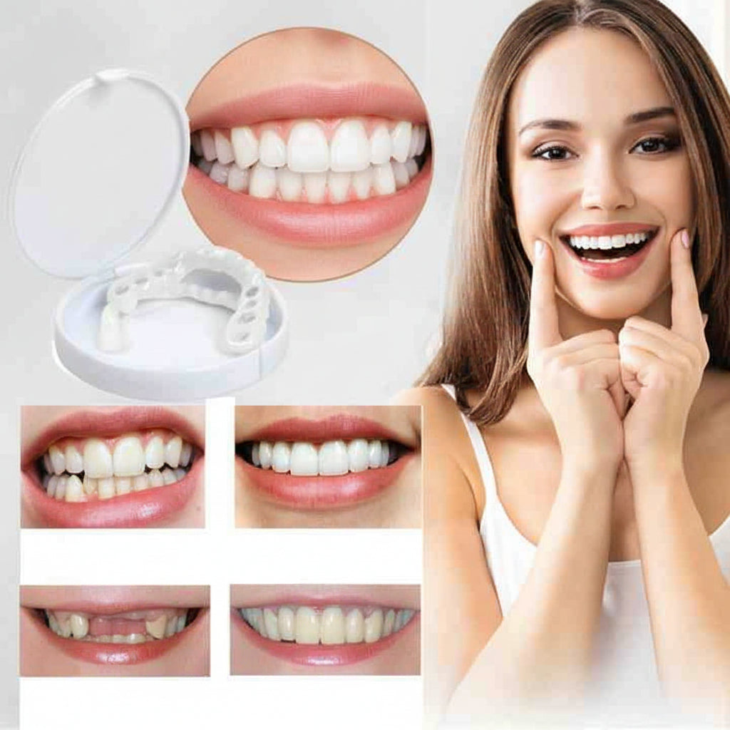 Snap-On Teeth Denture Clip-On Teeth Smile Cosmetic