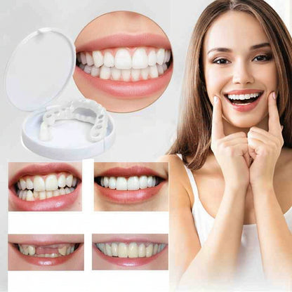Snap-On Teeth Denture Clip-On Teeth Smile Cosmetic