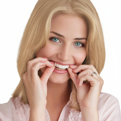 Snap-On Teeth Denture Clip-On Teeth Smile Cosmetic