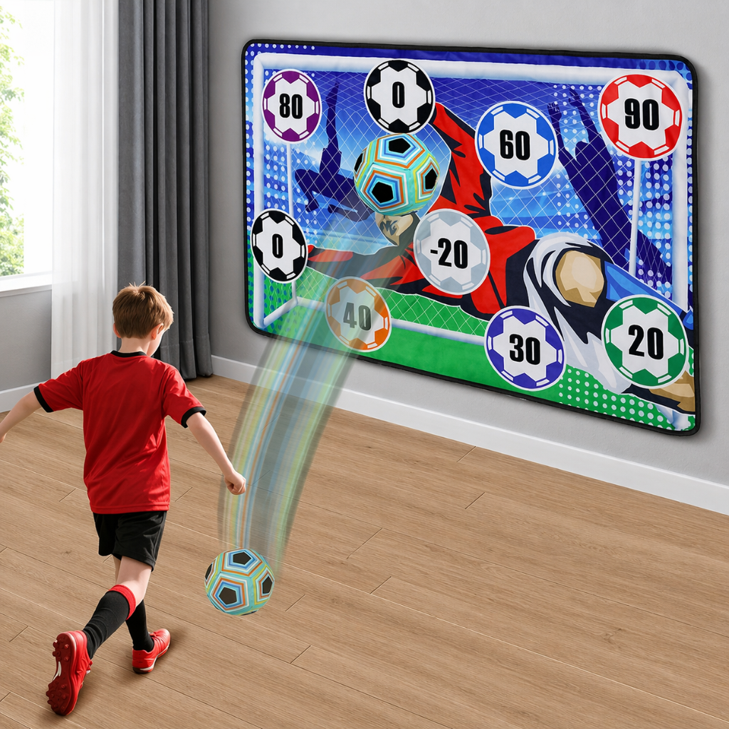 Soccer Goal World Cup Set Mini Game Garden Training