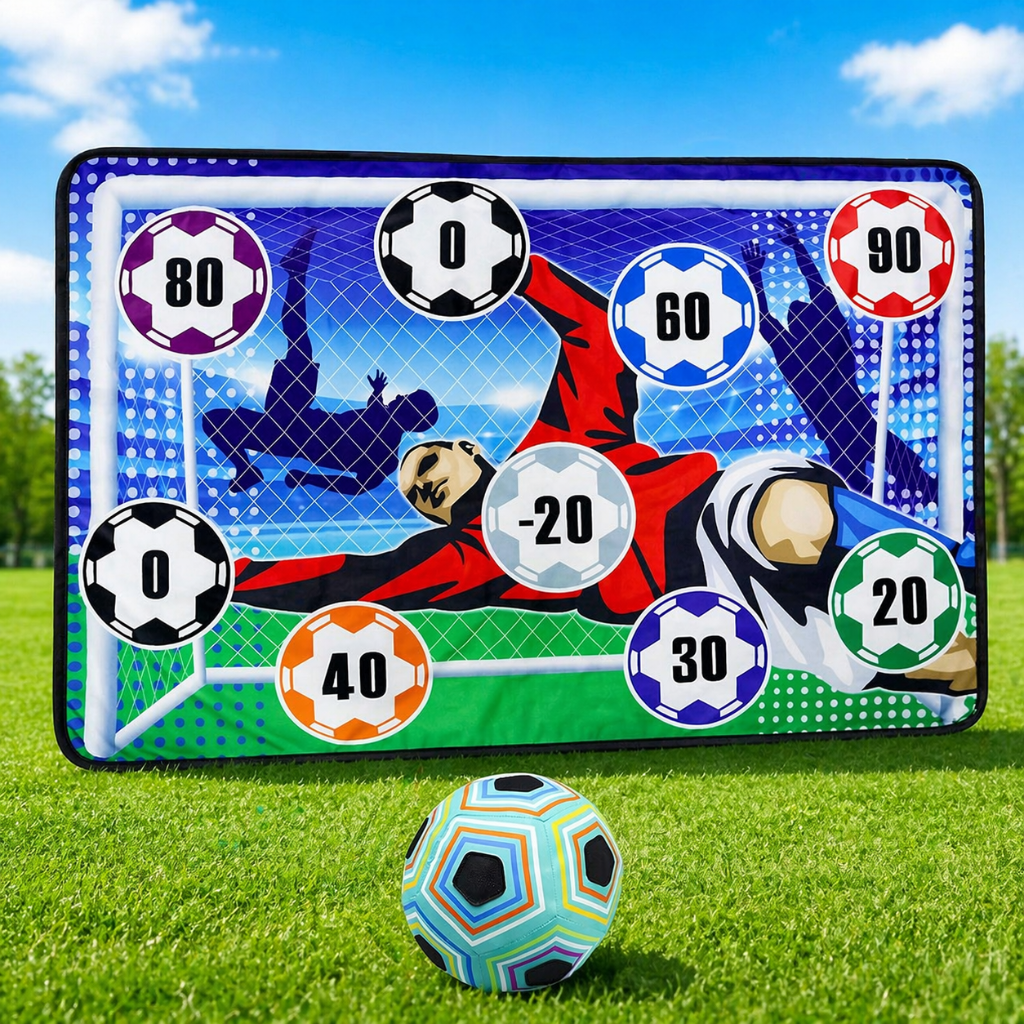 Soccer Goal World Cup Set Mini Game Garden Training