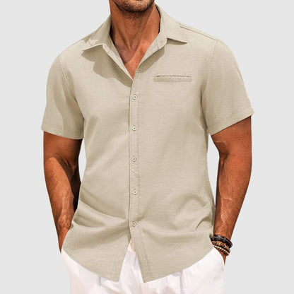 Sommerhemd Kurzarm Lockerer Schnitt Freizeitlook - Image 6