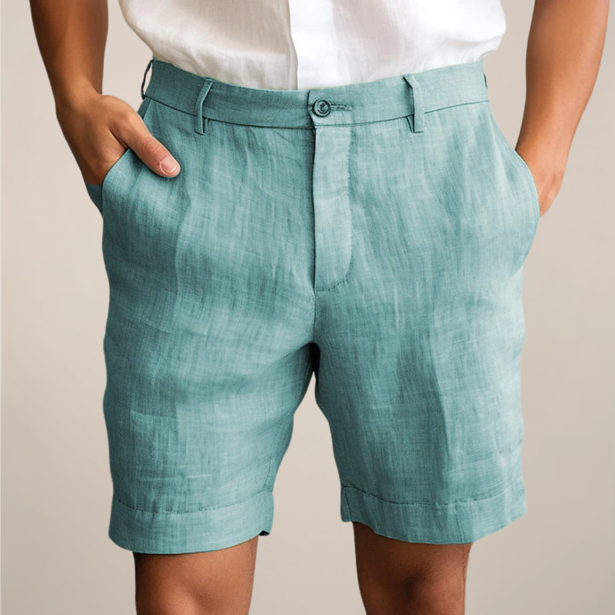 Sommershorts Lockerer Schnitt Elastischer Bund - Image 2