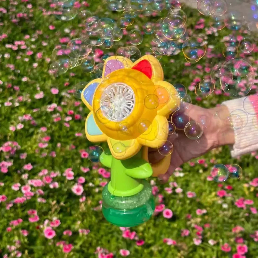 Sonnenblumen Seifenblasenmaschine Outdoor Spielspaß - Image 4