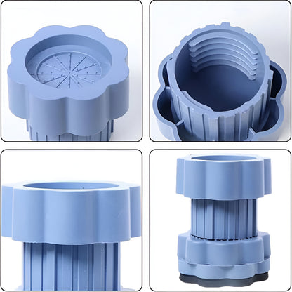 Waschmaschinen Unterlage höhenverstellbar rutschfest Gummi Set