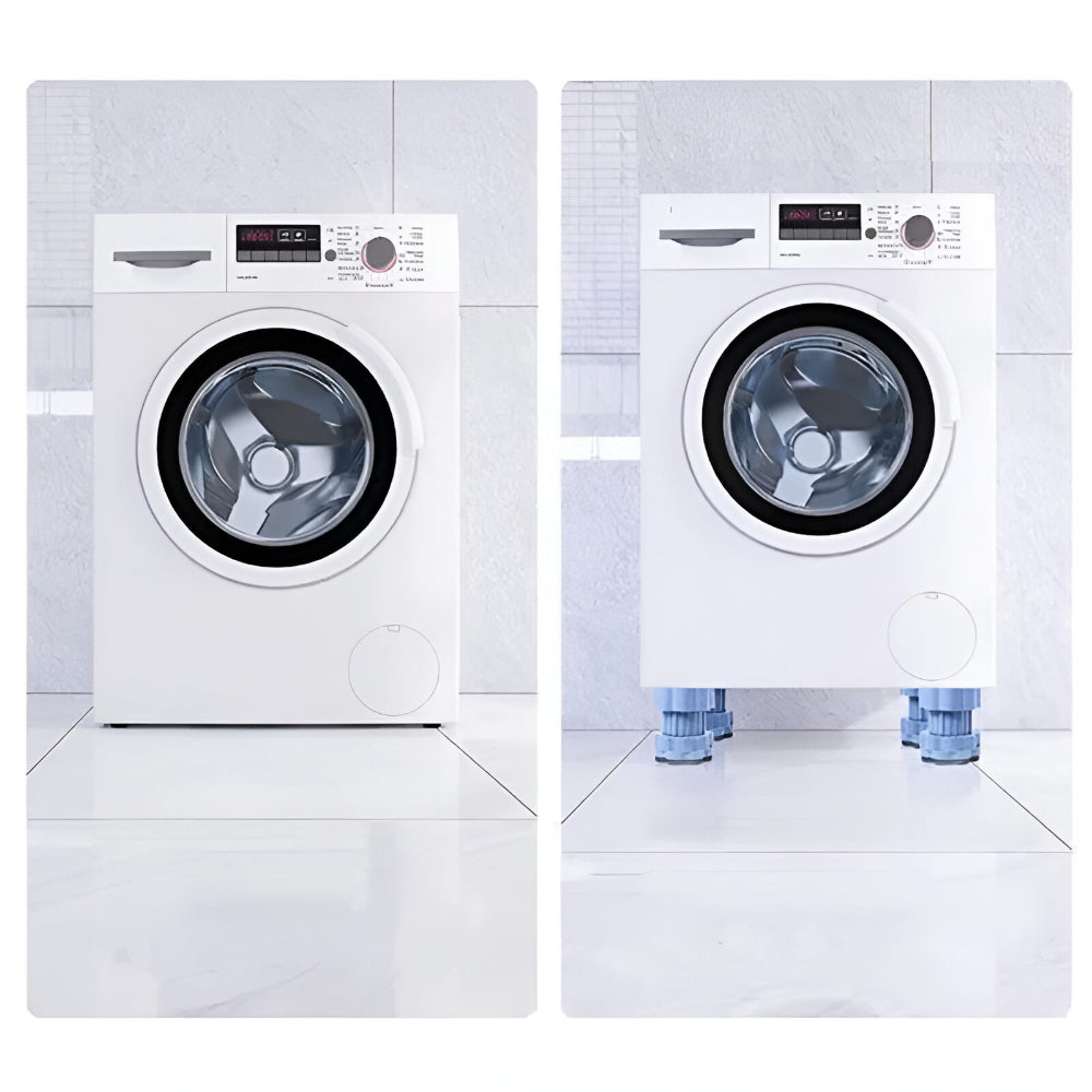 Waschmaschinen Unterlage höhenverstellbar rutschfest Gummi Set