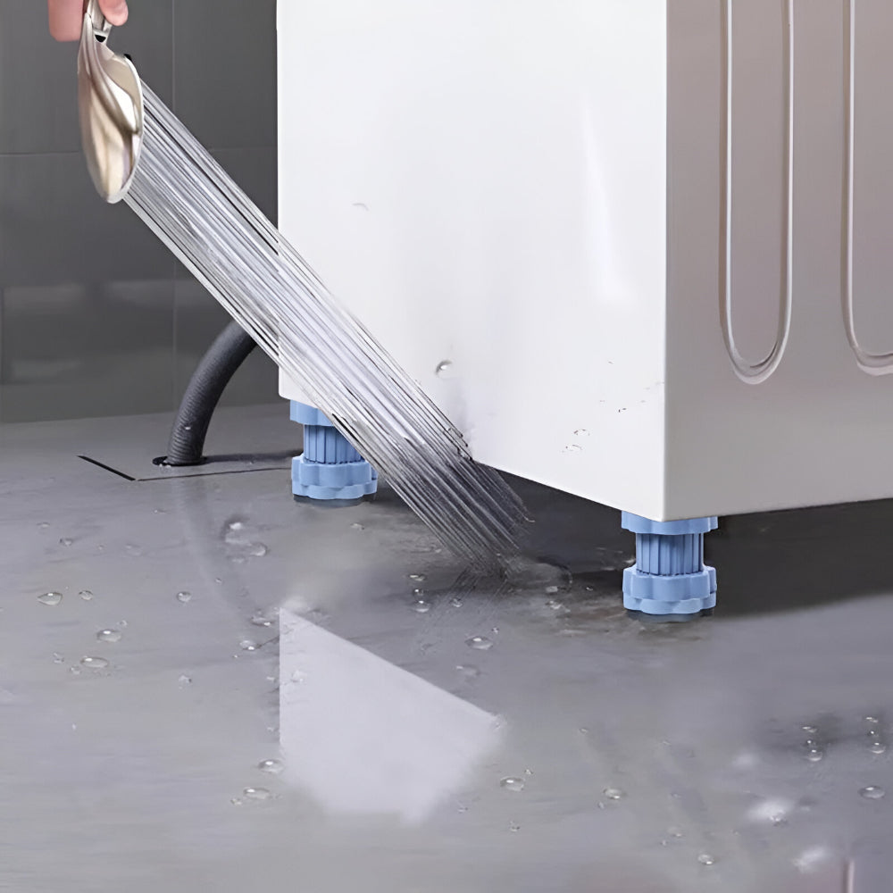 Waschmaschinen Unterlage höhenverstellbar rutschfest Gummi Set