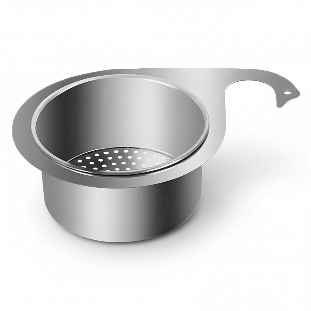 Lavello in acciaio inox Cestello scolapiatti Cucina