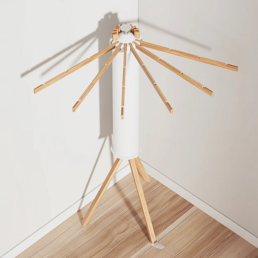 Clothes Drying Rack Smart Shelf Foldable Wall Mount