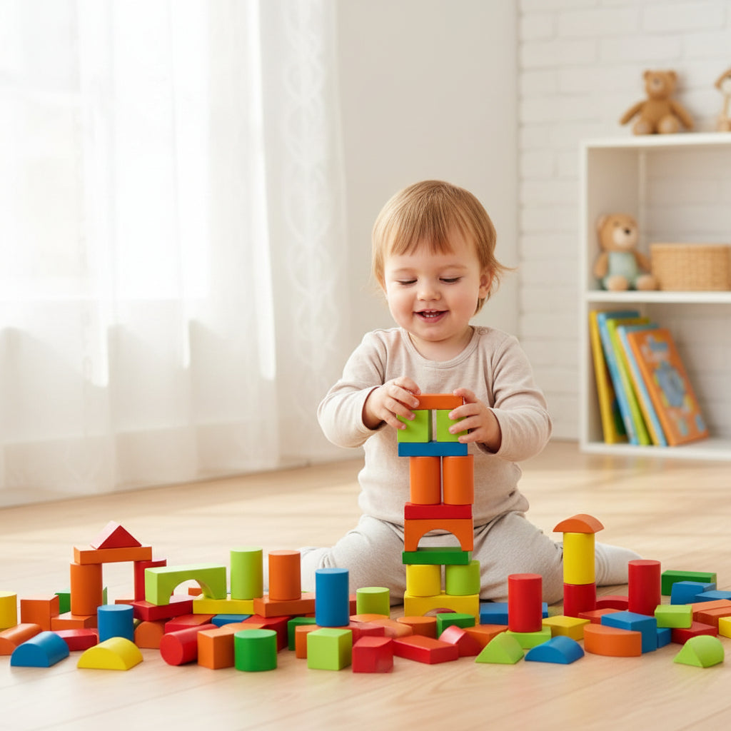 Steckbausteine Lernspielzeug Kreativ Bausteinset - Image 2