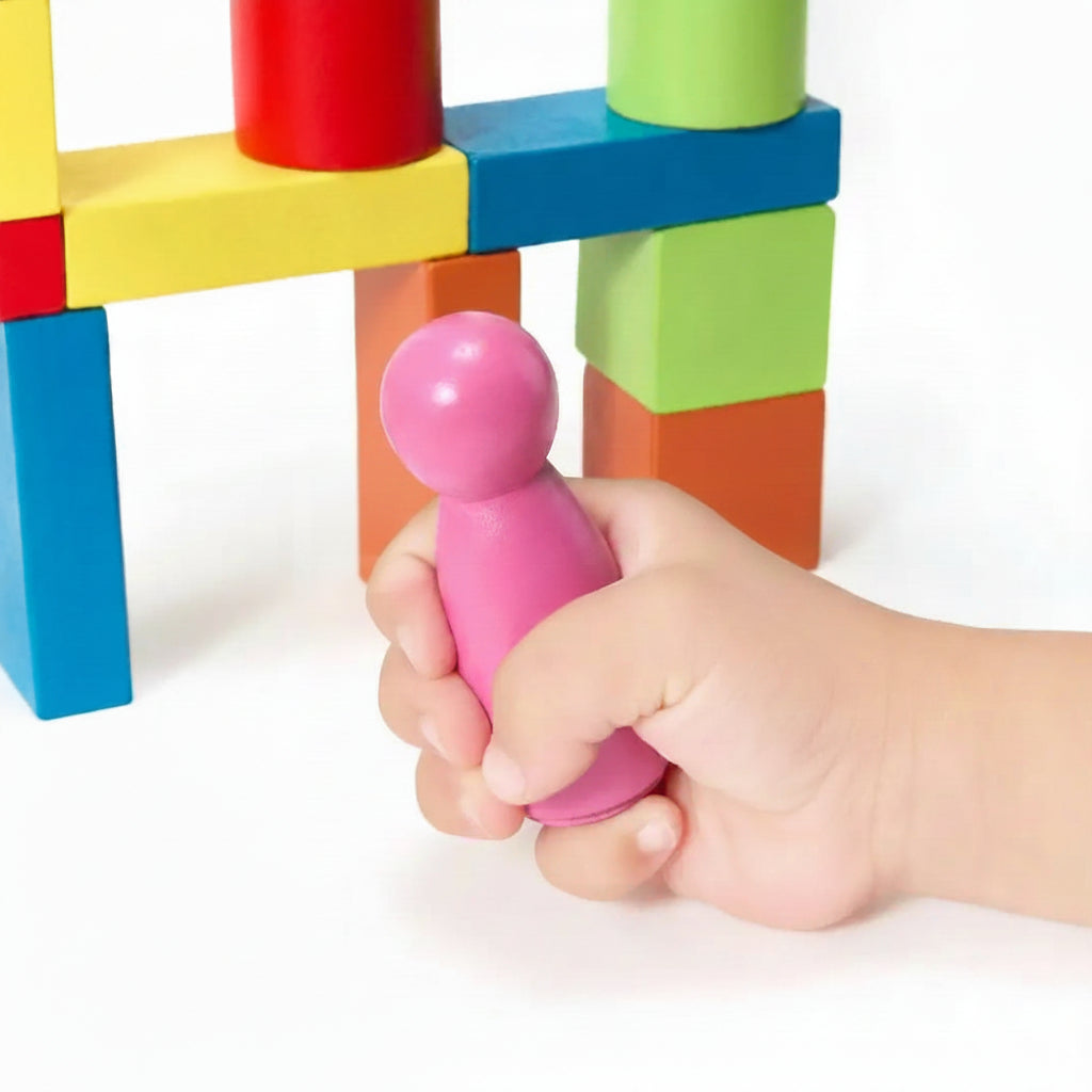 Steckbausteine Lernspielzeug Kreativ Bausteinset - Image 4
