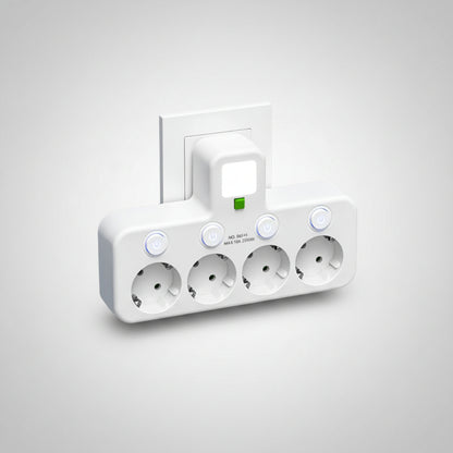 Steckdosenleiste Adapter Mehrfachdose Anschluss - Image 4