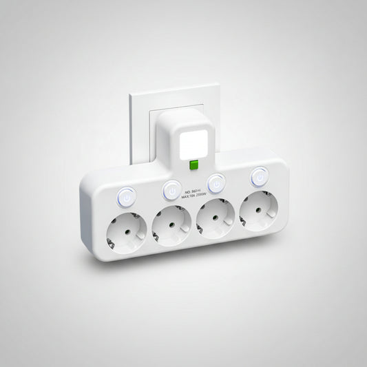 Steckdosenleiste Adapter Mehrfachdose Anschluss - Image 4