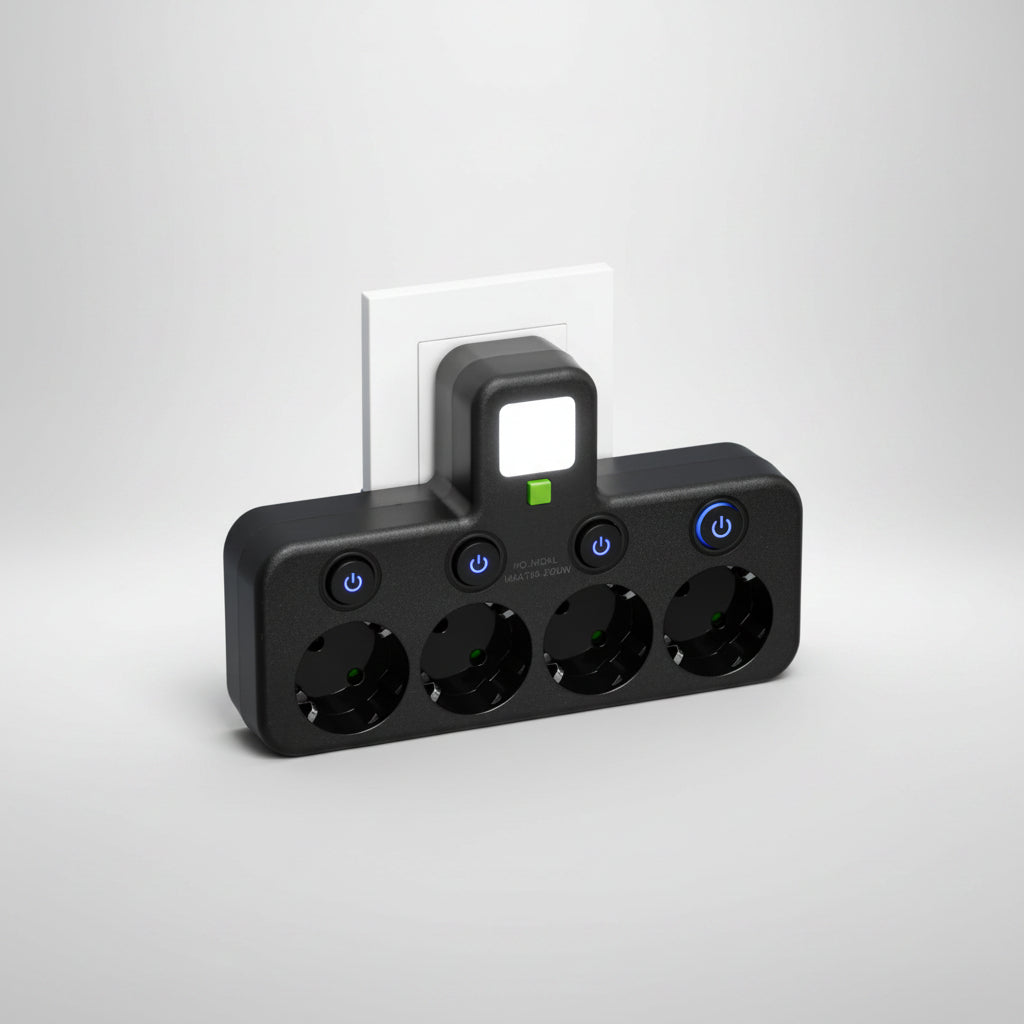Steckdosenleiste Adapter Mehrfachdose Anschluss - Image 5