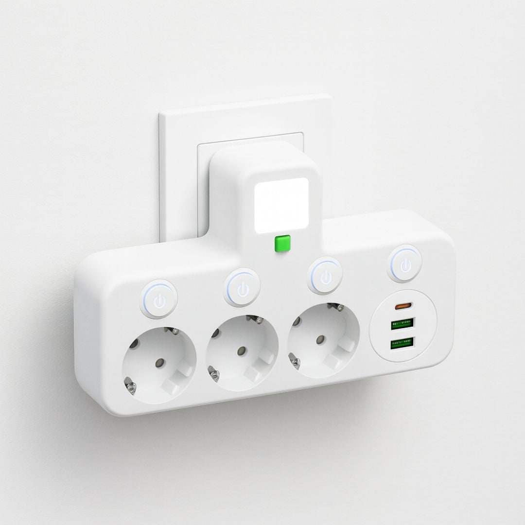 Steckdosenleiste Adapter Stromverteiler USB - Image 3
