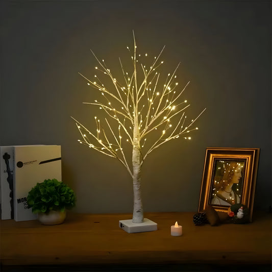 LED Deko Baum Lampe warmweiß für Wohnzimmer