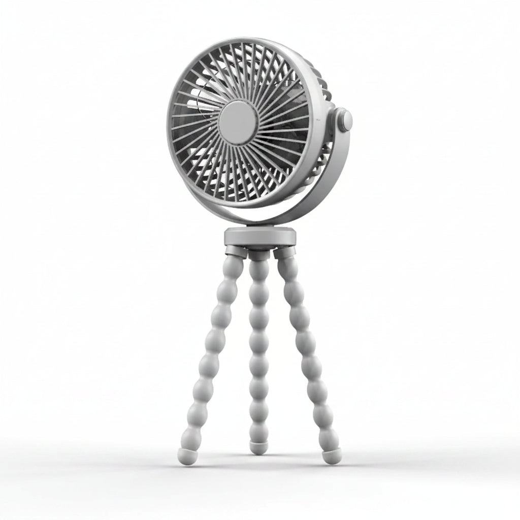 Ventilatore USB Clip Portatile Ricaricabile Passeggino