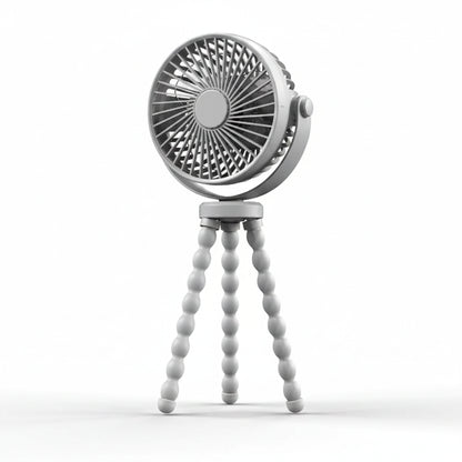 Ventilatore USB Clip Portatile Ricaricabile Passeggino