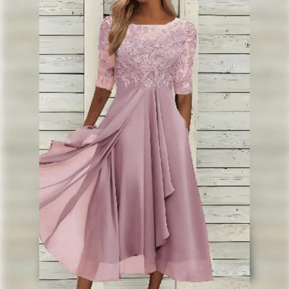 Vestido Verano Ligero Elegante Días Calurosos Mujer