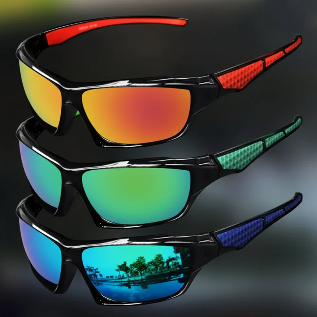 Sport Sonnenbrille Unisex Polarisiert UV Schutz Outdoor Brille