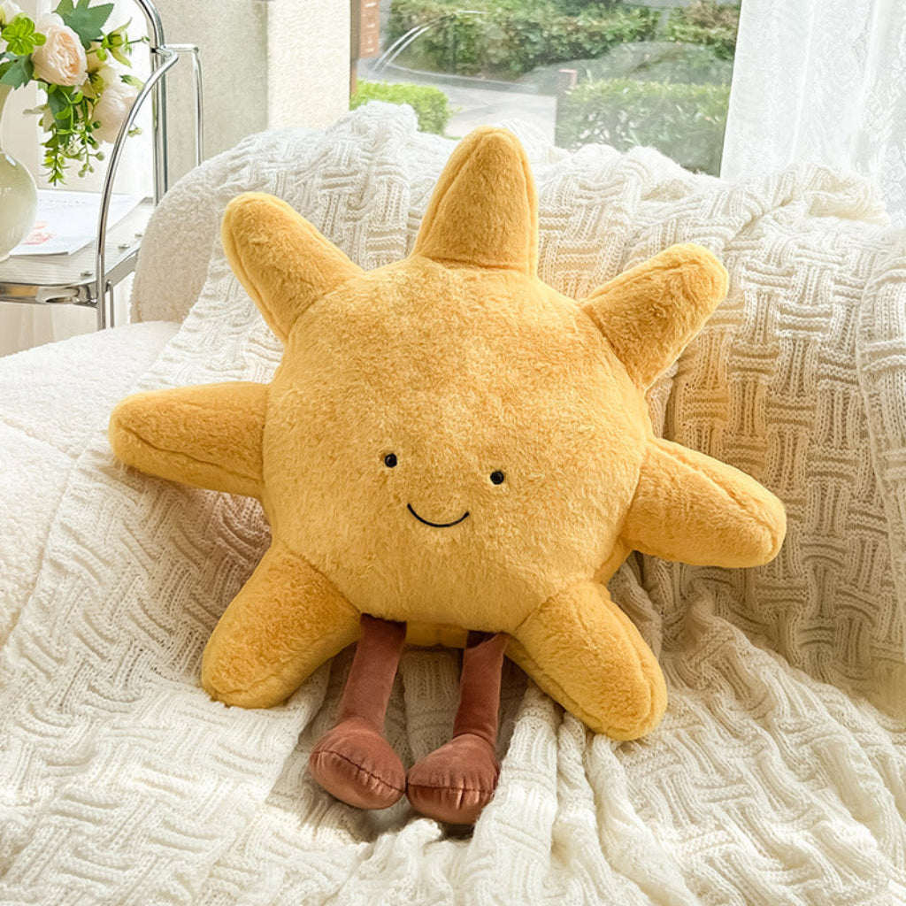 Sun and Moon Plush Pillow – Soft Velvet Touch Cushion for Bedroom and Nursery Decor - Image 7