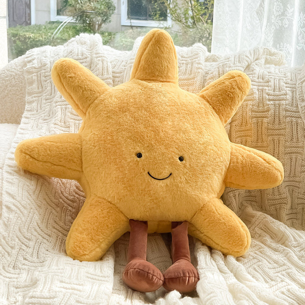 Sun and Moon Plush Pillow – Soft Velvet Touch Cushion for Bedroom and Nursery Decor - Image 5