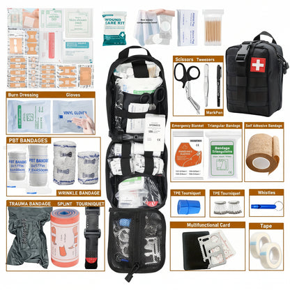 Trousse de premiers secours kit d'urgence portable survie voyage outdoor