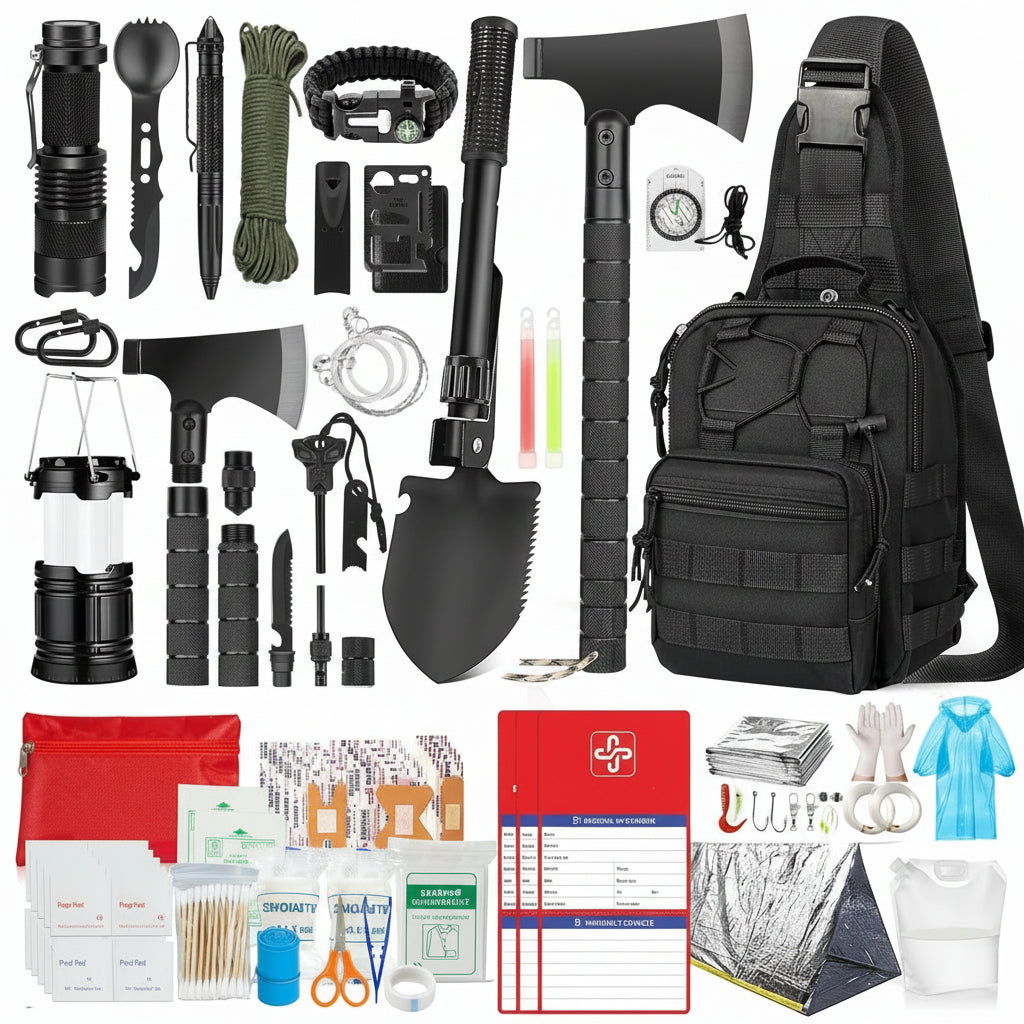 Kit de survie équipement d'urgence ensemble compact
