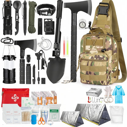 Kit de survie équipement d'urgence ensemble compact