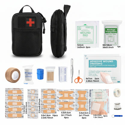 Trousse de premiers secours kit d'urgence portable survie voyage outdoor