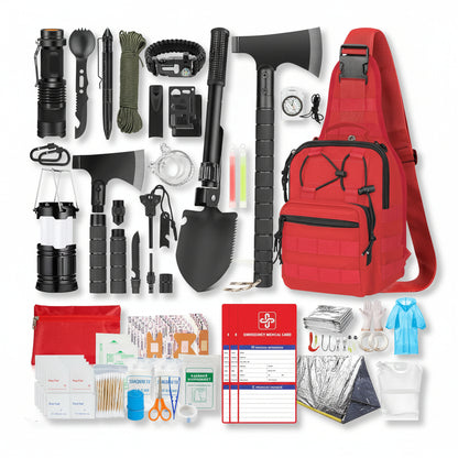 Kit de survie équipement d'urgence ensemble compact