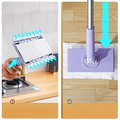 Bodenwischer Faltbar Edelstahl Reinigungsmopp