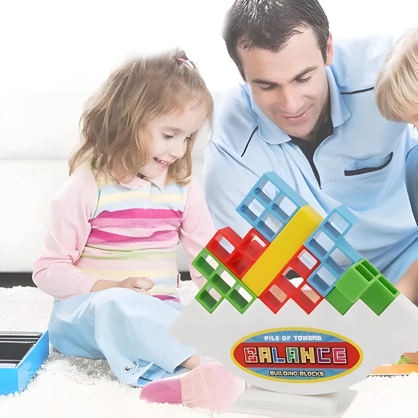 Toy Building Blocks Balance Tower Game