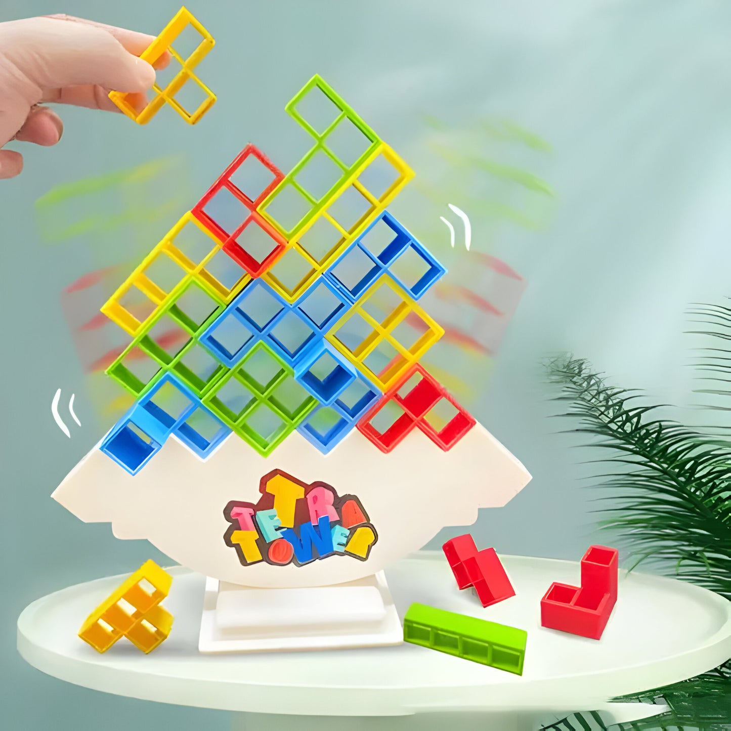 Toy Building Blocks Balance Tower Game