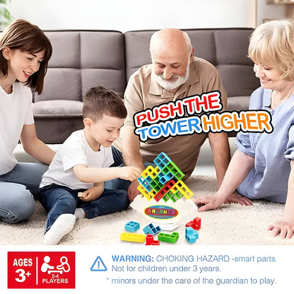 Toy Building Blocks Balance Tower Game