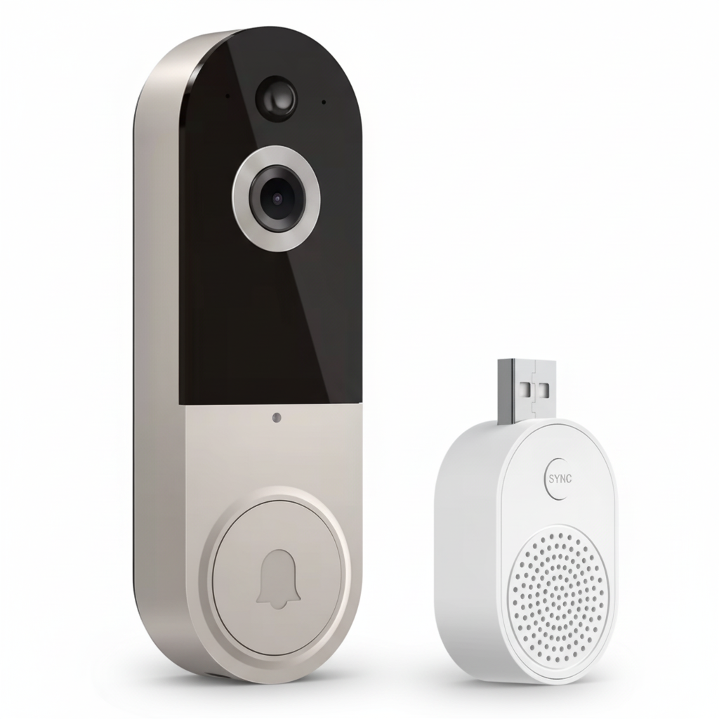 Video Camera Doorbell Wireless Night Vision