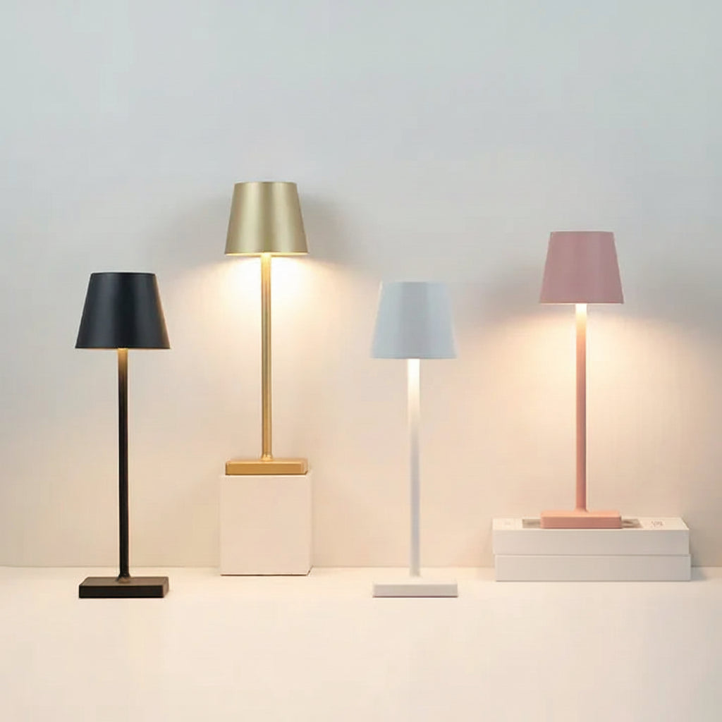 Table Lamp Battery Wireless LED Rechargeable Nightstand Lamp
