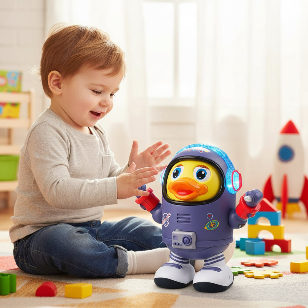 Tanzender Entenroboter Interaktives Spielzeug Licht Sound - Image 2