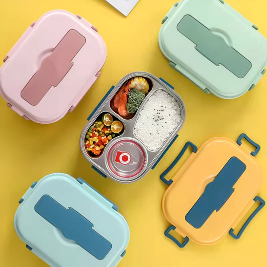 Edelstahl Lunchbox Auslaufsicher Mehrfachfächer