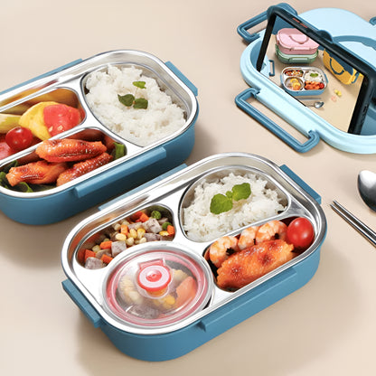 Edelstahl Lunchbox Auslaufsicher Mehrfachfächer