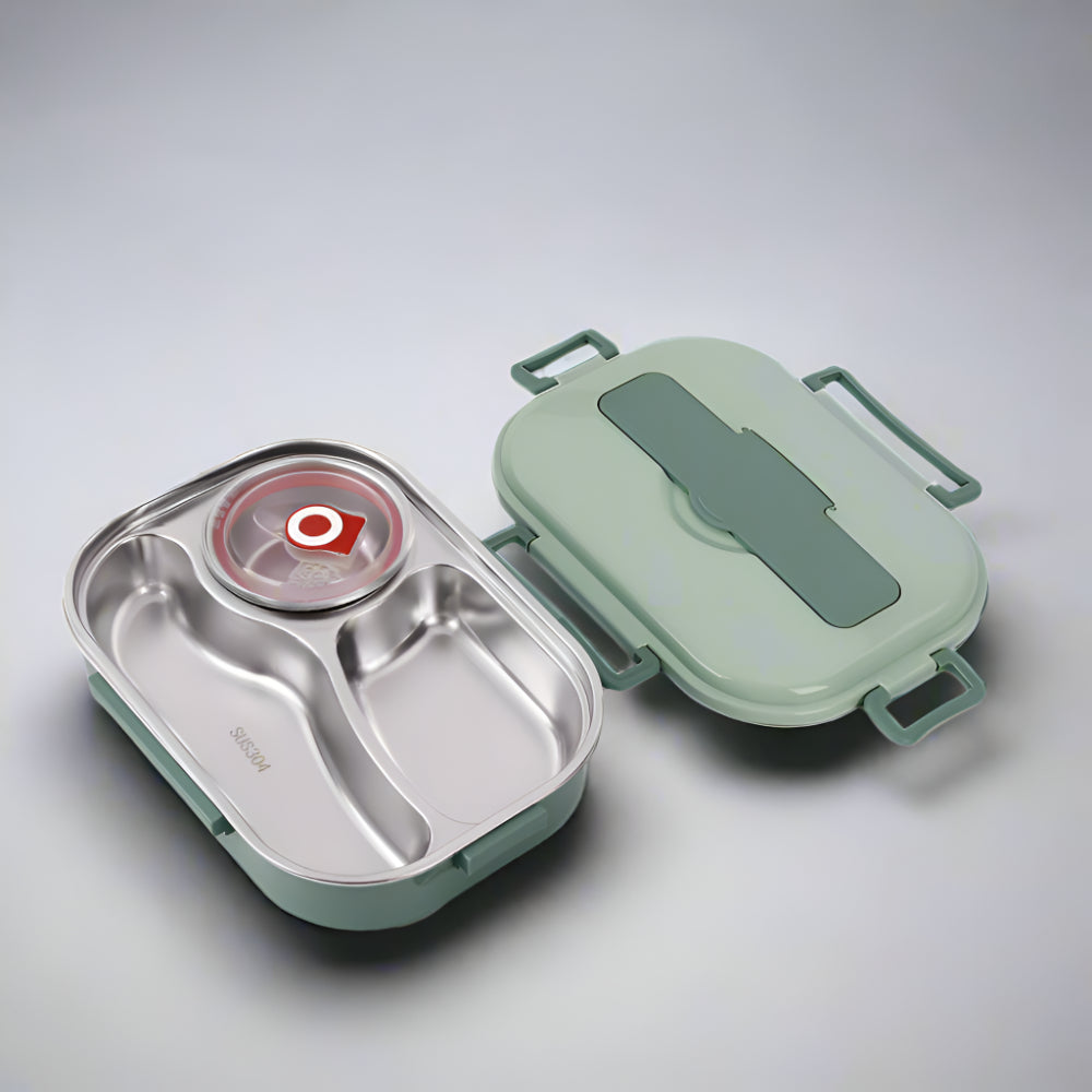 Edelstahl Lunchbox Auslaufsicher Mehrfachfächer