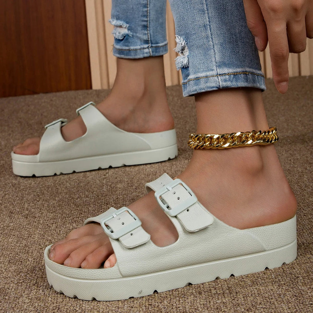 Womens Slippers Thick Sole Supportive